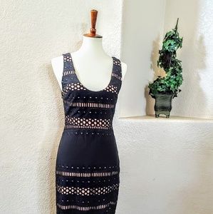 Sale The Jetset Daires Black eyelet Maxi  Dress